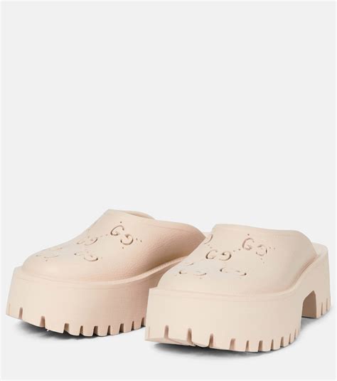 gucci white clogs|gucci clogs nordstrom.